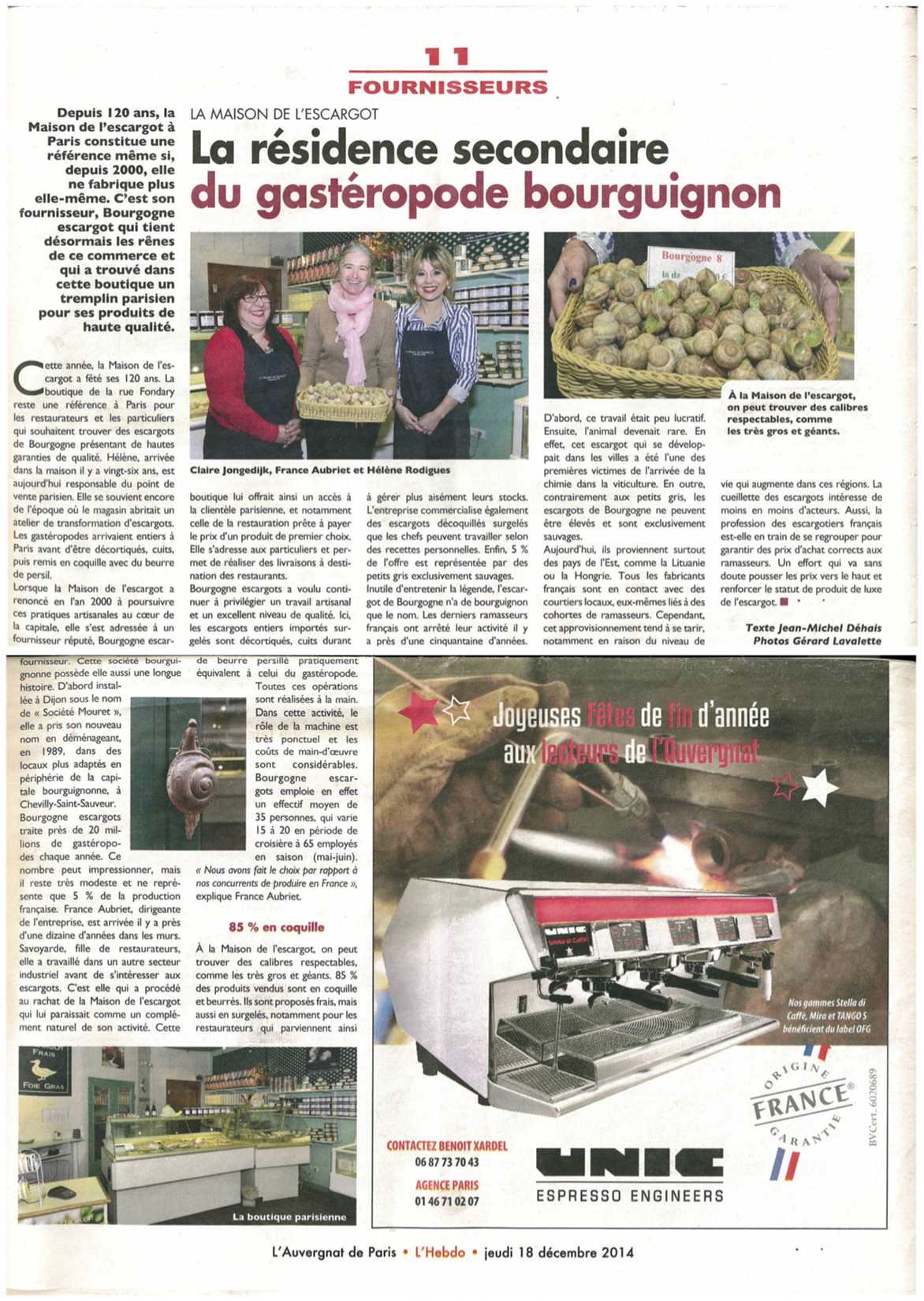 article l auvergnat